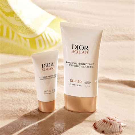 coffret dior creme solaire|Crème solaire corps SPF 50 Dior Solar La Crème Protectrice.